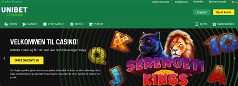 Unibet velkomstbonus 